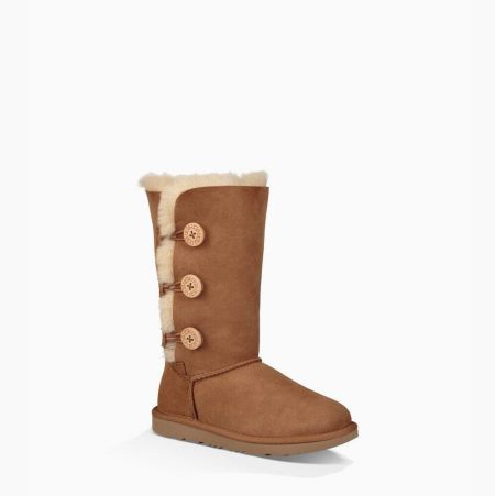 UGG Bailey Button II Triplet - Boots Barn - Brune (NO-W284)